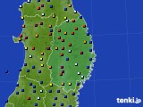 2016年01月30日の岩手県のアメダス(日照時間)