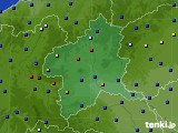 群馬県のアメダス実況(日照時間)(2016年02月01日)
