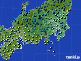 2016年02月01日の関東・甲信地方のアメダス(気温)