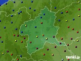 群馬県のアメダス実況(日照時間)(2016年02月02日)