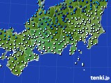 東海地方のアメダス実況(気温)(2016年02月02日)