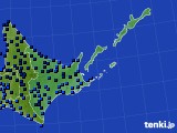 道東のアメダス実況(気温)(2016年02月02日)