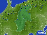 長野県のアメダス実況(積雪深)(2016年02月03日)