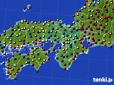 2016年02月03日の近畿地方のアメダス(日照時間)