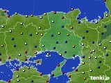 兵庫県のアメダス実況(日照時間)(2016年02月03日)