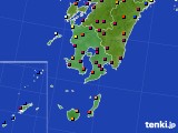 2016年02月03日の鹿児島県のアメダス(日照時間)