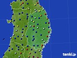 2016年02月03日の岩手県のアメダス(日照時間)