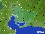 2016年02月04日の愛知県のアメダス(風向・風速)