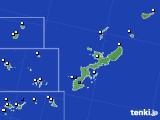 2016年02月04日の沖縄県のアメダス(風向・風速)