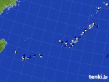 沖縄地方のアメダス実況(風向・風速)(2016年02月05日)