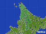 道北のアメダス実況(風向・風速)(2016年02月05日)