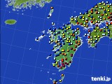 2016年02月06日の九州地方のアメダス(日照時間)