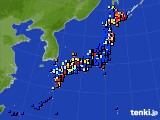 アメダス実況(日照時間)(2016年02月06日)