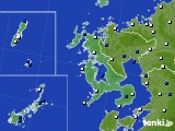 長崎県のアメダス実況(風向・風速)(2016年02月06日)