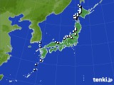 アメダス実況(降水量)(2016年02月07日)