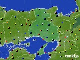 兵庫県のアメダス実況(日照時間)(2016年02月07日)