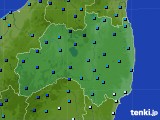 2016年02月07日の福島県のアメダス(気温)