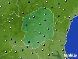 栃木県のアメダス実況(風向・風速)(2016年02月07日)