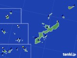 2016年02月07日の沖縄県のアメダス(風向・風速)