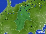 長野県のアメダス実況(積雪深)(2016年02月08日)