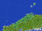 島根県のアメダス実況(日照時間)(2016年02月08日)