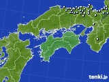 2016年02月09日の四国地方のアメダス(降水量)