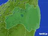 福島県のアメダス実況(降水量)(2016年02月09日)