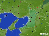 大阪府のアメダス実況(日照時間)(2016年02月09日)