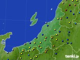 新潟県のアメダス実況(積雪深)(2016年02月10日)