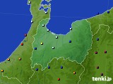 富山県のアメダス実況(日照時間)(2016年02月10日)