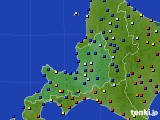 道央のアメダス実況(日照時間)(2016年02月10日)