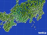 東海地方のアメダス実況(気温)(2016年02月10日)