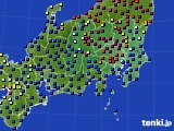 2016年02月12日の関東・甲信地方のアメダス(日照時間)