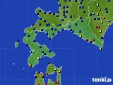 道南のアメダス実況(日照時間)(2016年02月12日)