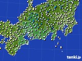 東海地方のアメダス実況(気温)(2016年02月12日)