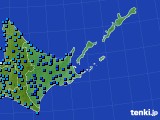 道東のアメダス実況(気温)(2016年02月12日)