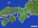 近畿地方のアメダス実況(降水量)(2016年02月13日)