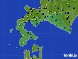 道南のアメダス実況(積雪深)(2016年02月13日)