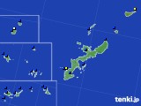 沖縄県のアメダス実況(風向・風速)(2016年02月13日)