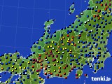 2016年02月15日の北陸地方のアメダス(日照時間)