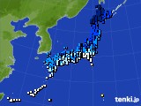 2016年02月15日のアメダス(気温)