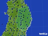 岩手県のアメダス実況(気温)(2016年02月15日)