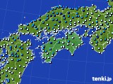 2016年02月16日の四国地方のアメダス(気温)