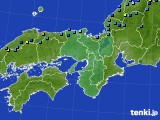 近畿地方のアメダス実況(積雪深)(2016年02月17日)
