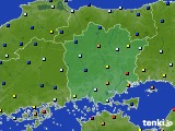 2016年02月17日の岡山県のアメダス(日照時間)
