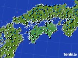 2016年02月17日の四国地方のアメダス(気温)