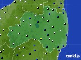 2016年02月17日の福島県のアメダス(風向・風速)