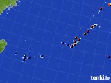 沖縄地方のアメダス実況(日照時間)(2016年02月18日)