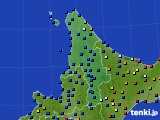 道北のアメダス実況(日照時間)(2016年02月18日)