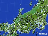北陸地方のアメダス実況(降水量)(2016年02月20日)